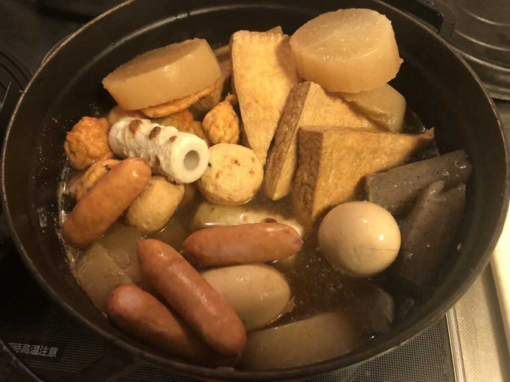 大根の葉の胡麻和えやおでんの大根など、野菜はフル活用しています！