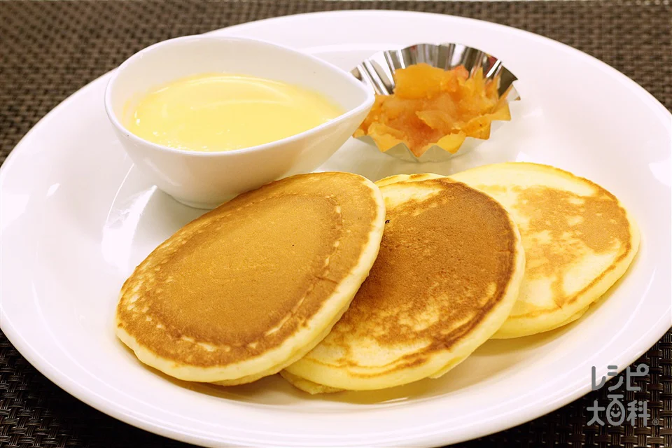 手作りパンケーキ