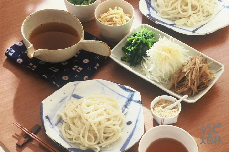 たっぷり香り野菜のざるうどん