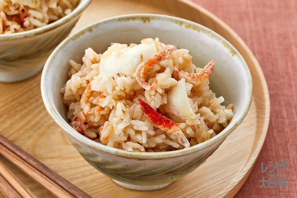 ゆり根と桜えびのだし炊きご飯