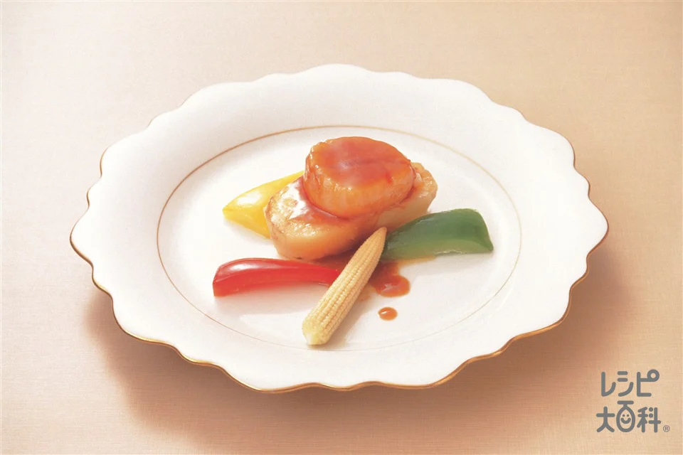 香煎鮮帯子(じゃがいもと帆立貝のピリ辛炒め)