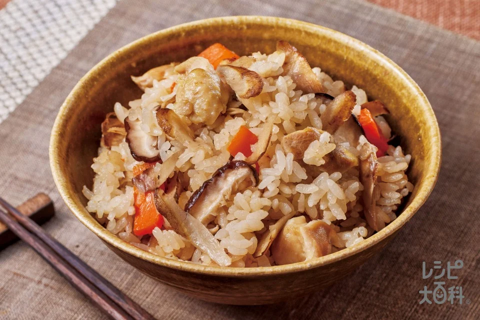 鶏だし醤油炊き込みご飯