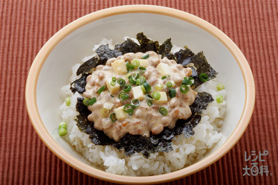 洋風納豆丼