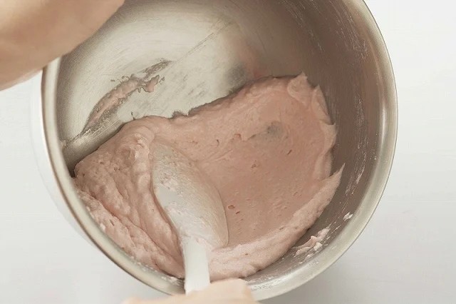 ピンクのマカロンのつくり方_4_1