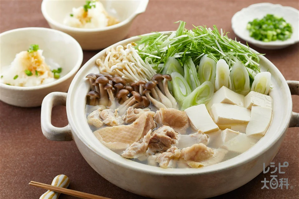鶏のうま味が効いてる！水炊き＜塩分控えめ＞