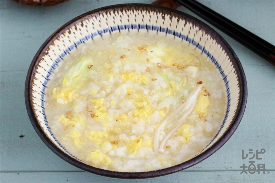 中華風しょうが鍋シメ雑炊