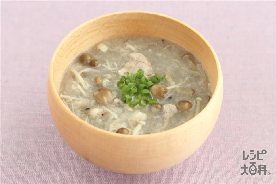 豚肉ときのこのれんこん汁