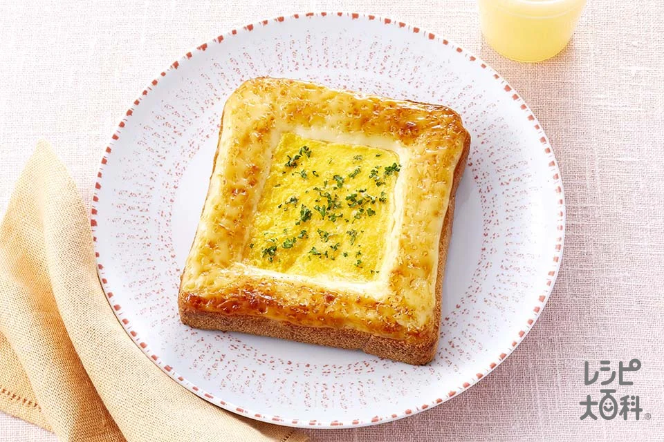 とき卵でつくる!こがしマヨたまトースト