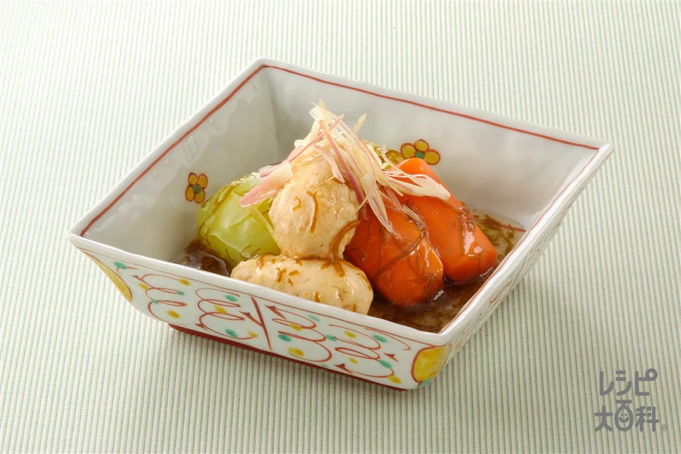 鶏だんごのもずくあんかけ