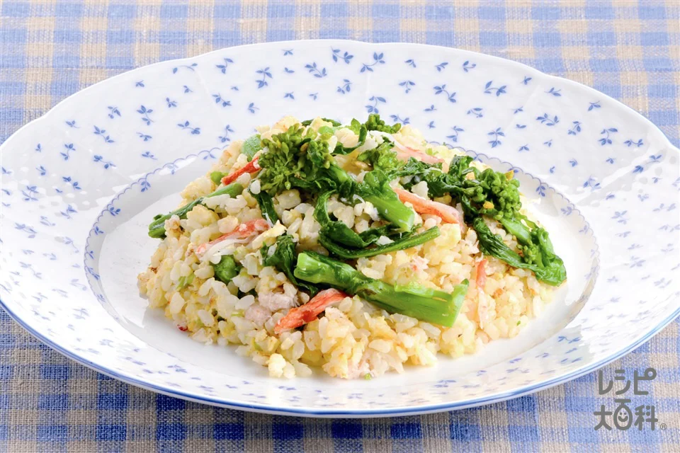 菜の花のチャーハン