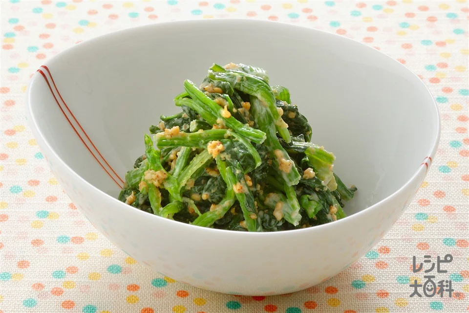 ほうれん草のごまマヨあえ