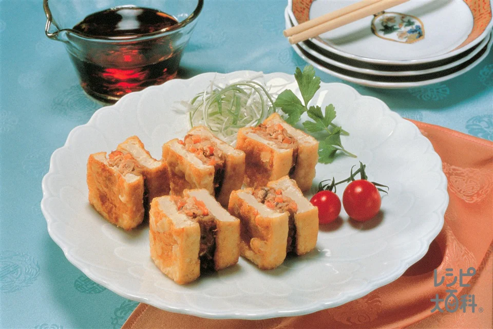 豆腐のはさみ揚げ