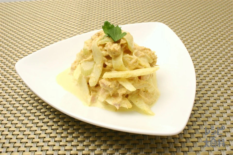 ツナとセロリのカレーマヨサラダ