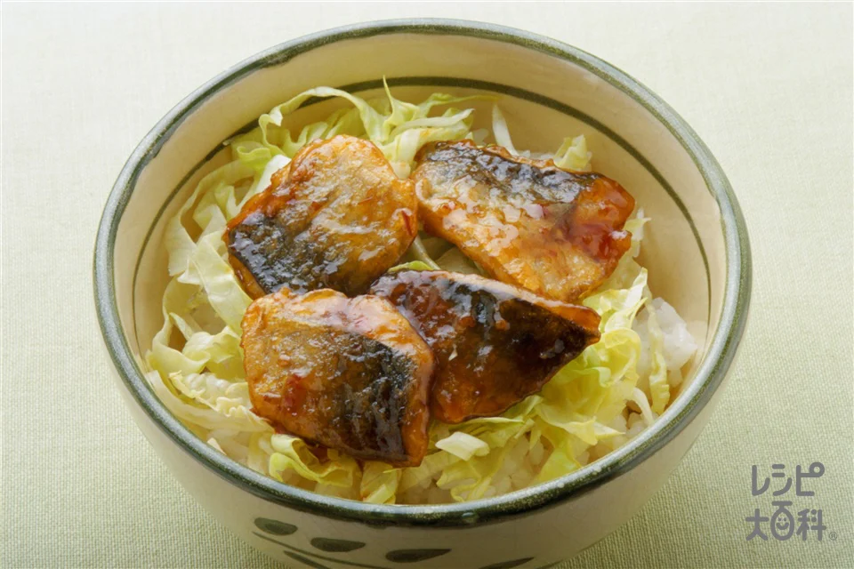 あじのぴり辛丼