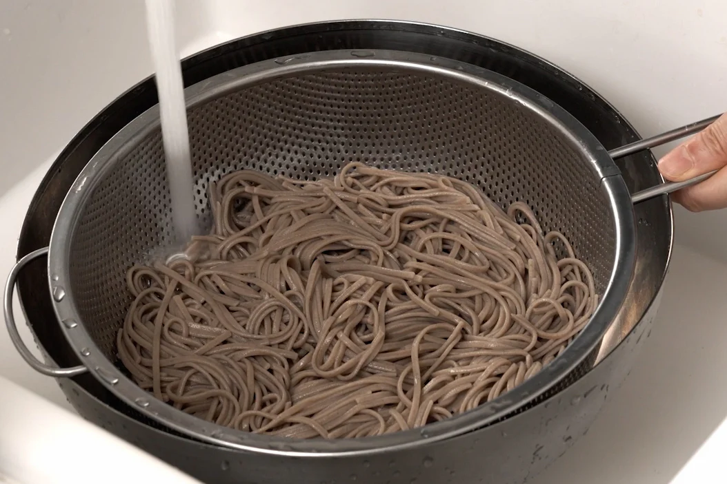 蕎麦の茹で方動画