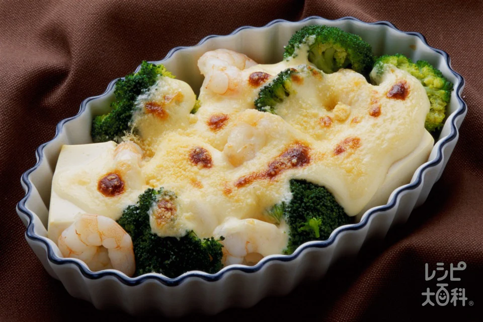 豆腐のみそマヨグラタン