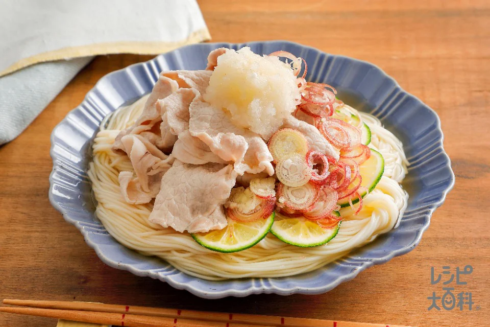豚しゃぶすだちおろしそうめん