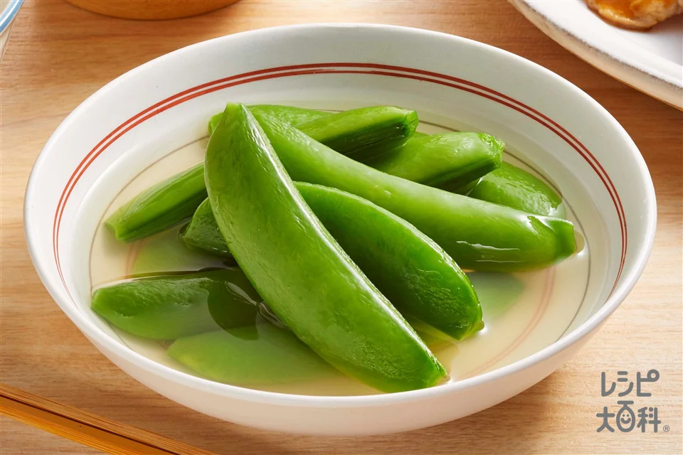 スナップえんどうのだし煮