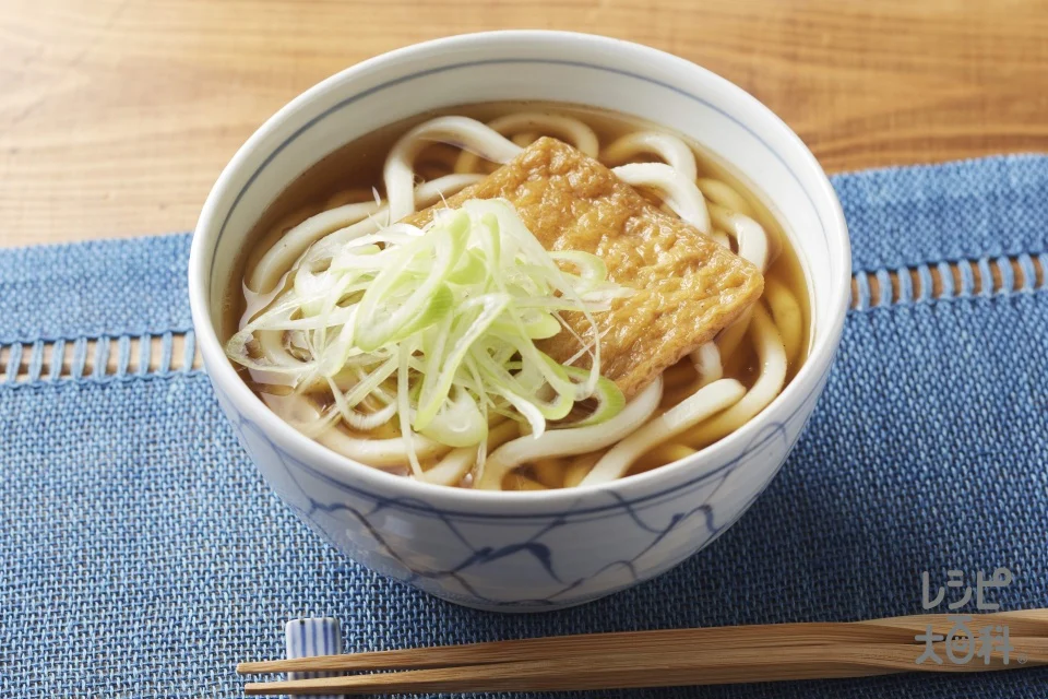 あごだし醤油のきつねうどん