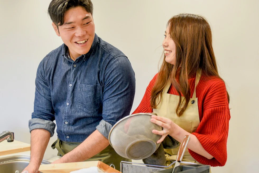 料理するのも食べるのも一緒！
「ペアクック®」で深まる夫婦の絆