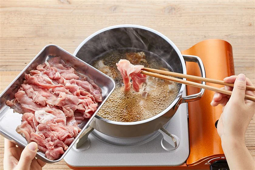 豚こま切れ肉で作る肉豆腐のつくり方_3_1