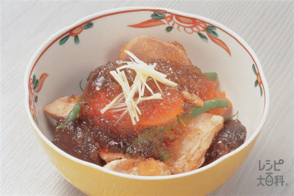 鶏肉の煮物 ゼリーあんかけ