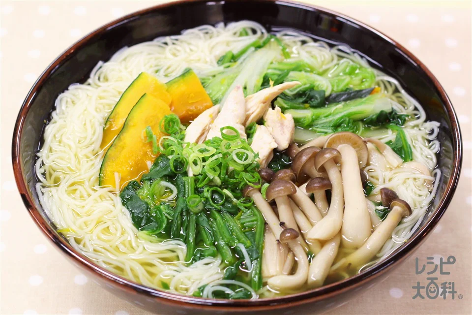 お野菜たっぷりにゅうめん
