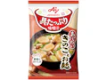 「具たっぷり味噌汁」きのことお麩