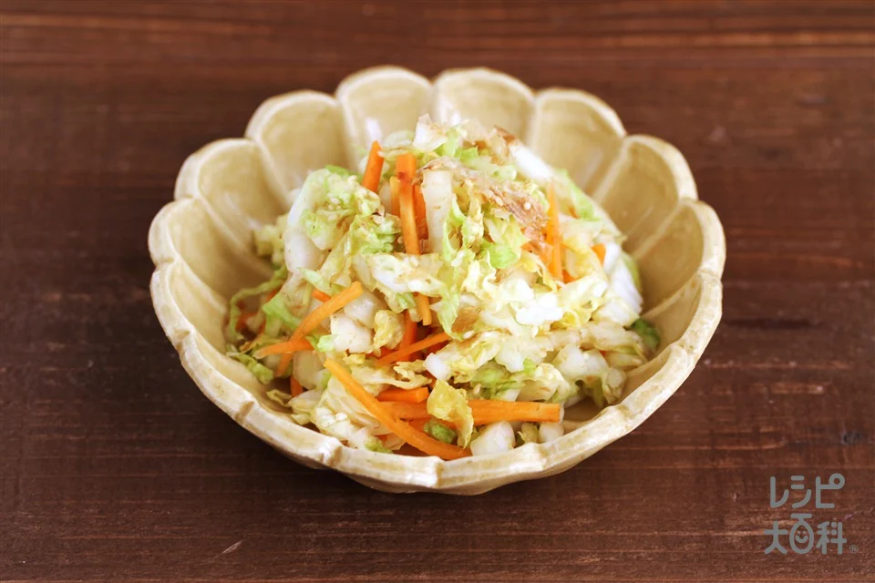 白菜のかんたんあえもの　おかか風味