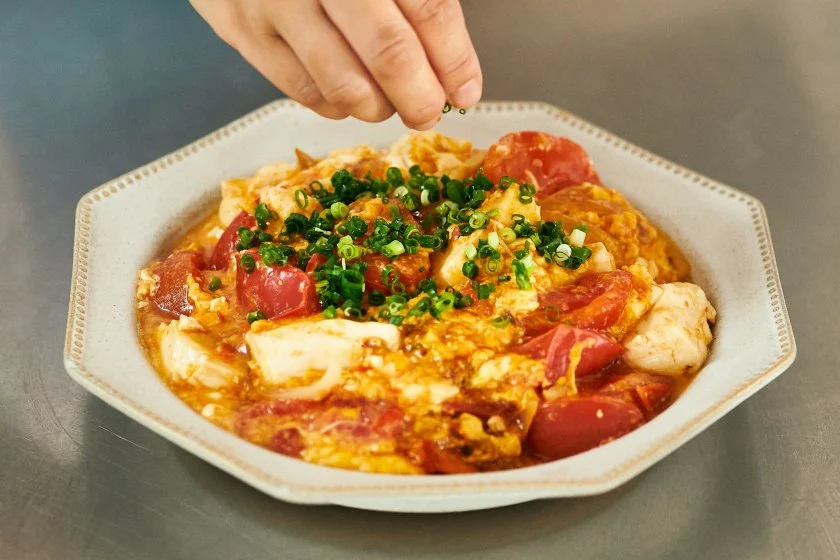 とまとと豆腐のふんわり炒めのつくり方_5_1