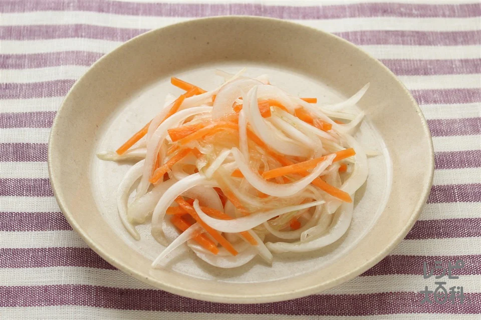 新玉ねぎとにんじんのナムル