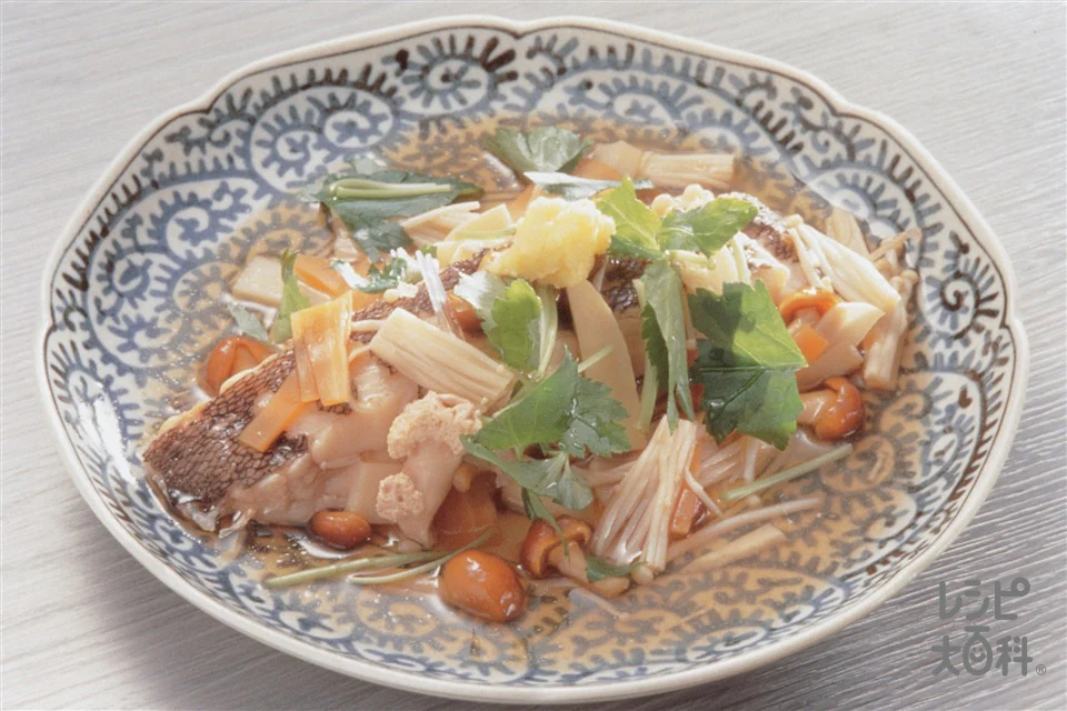 かれいの五目野菜あんかけ