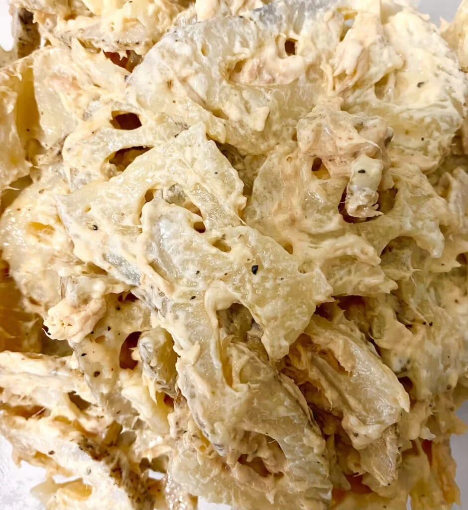 電子レンジで手軽に！れんこんツナマヨサラダ