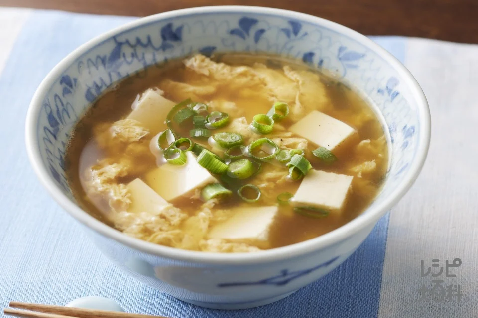 豆腐のかき玉汁