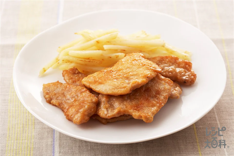 豚肉のしょうが焼き ポテト添え