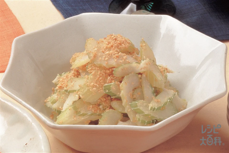 セロリのごまあえ
