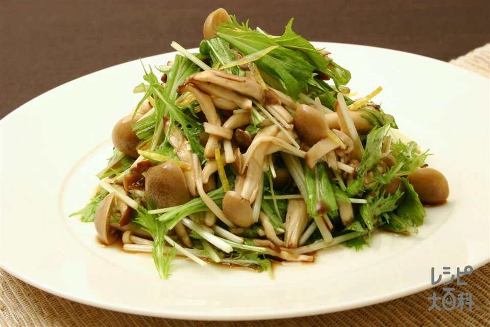 きのこと京菜のサラダ