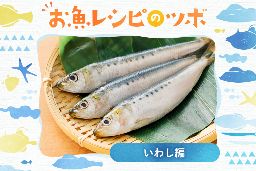 お魚レシピのツボ♪
いわしを存分に楽しむ
おいしさ活用術☆