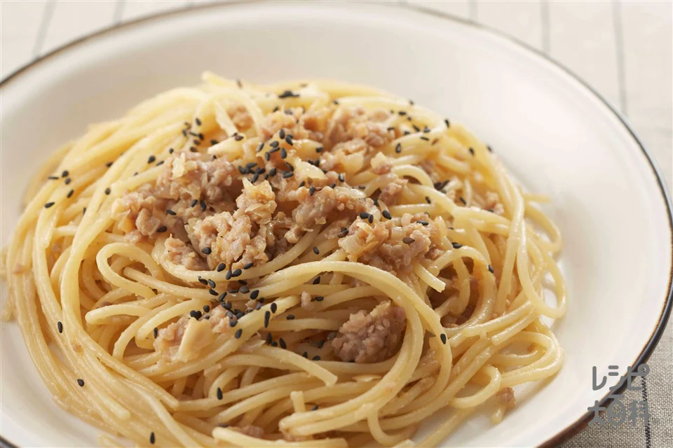 和風肉みそボロネーゼスパゲッティ