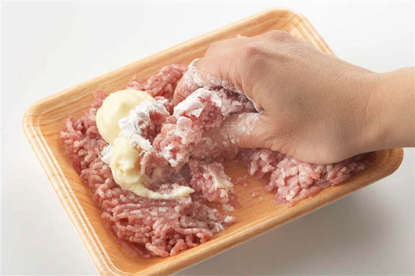 豚ひき肉ですき煮風のつくり方__2
