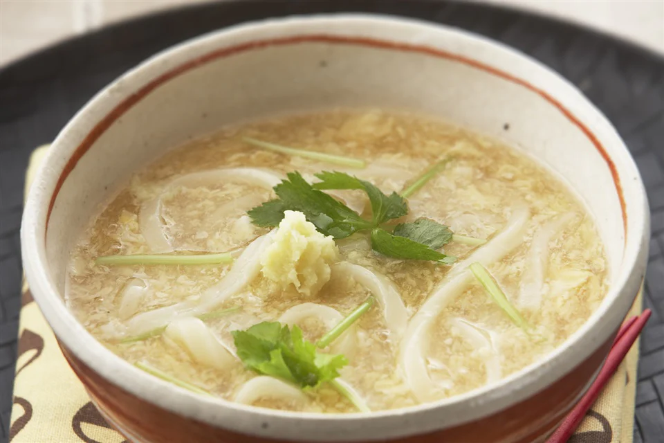 あんかけ卵とじうどん