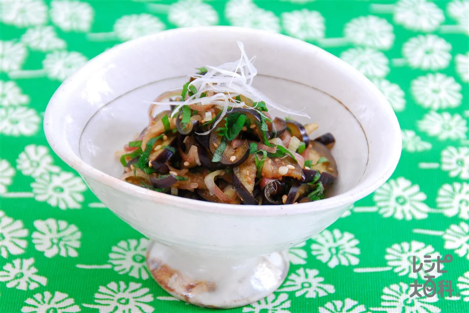 さっぱりなすの香味あえ