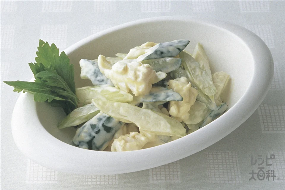 セロリのからしマヨネーズあえ