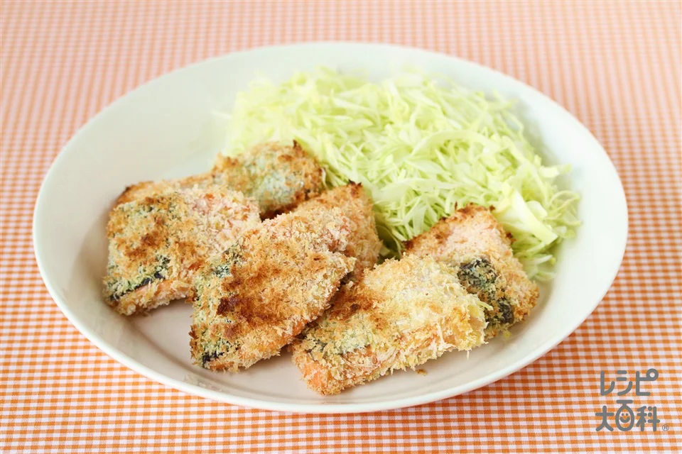 鮭のパン粉焼き カレー風味