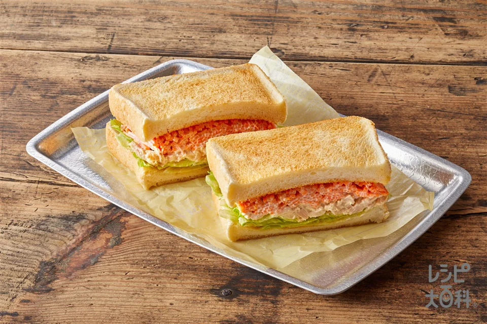 にんじんツナベジマヨホットサンド