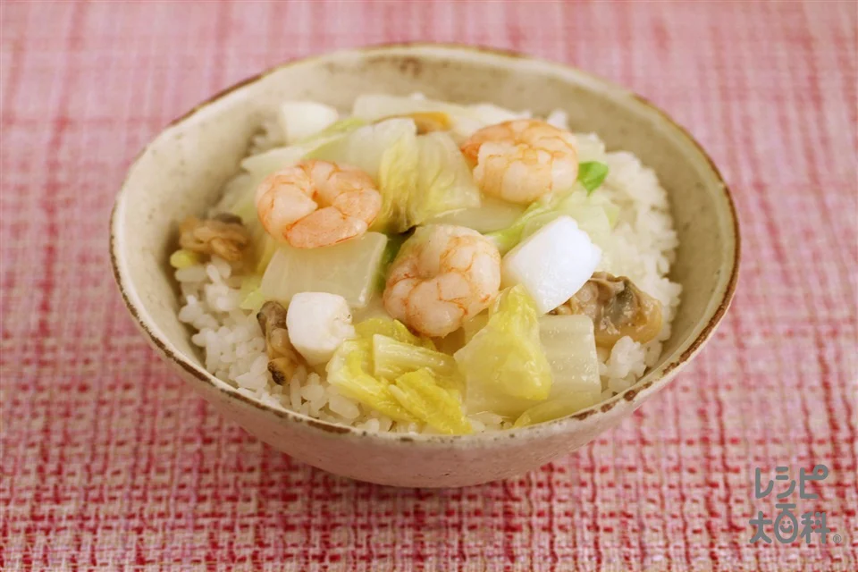 シーフードあんかけ丼