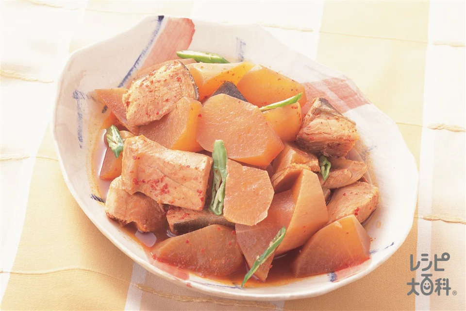 さけと大根のピリ辛煮