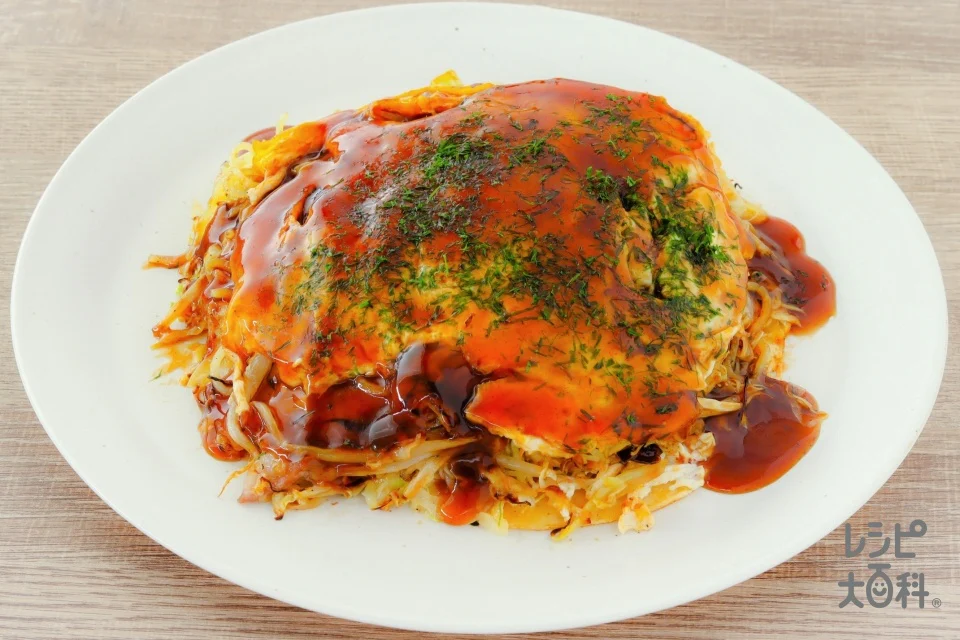 ホットプレートで作る!広島風お好み焼き