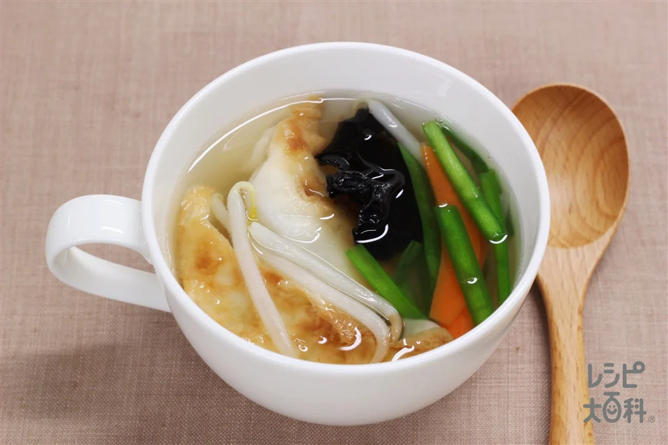 丸鶏がらスープ餃子