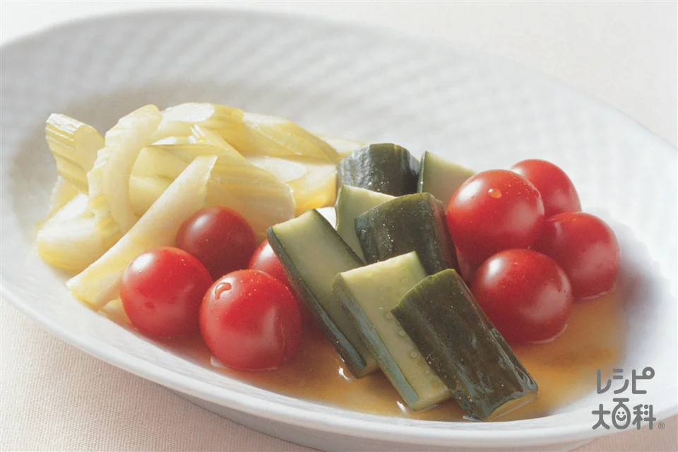 セロリとプチトマトのカレーピクルス